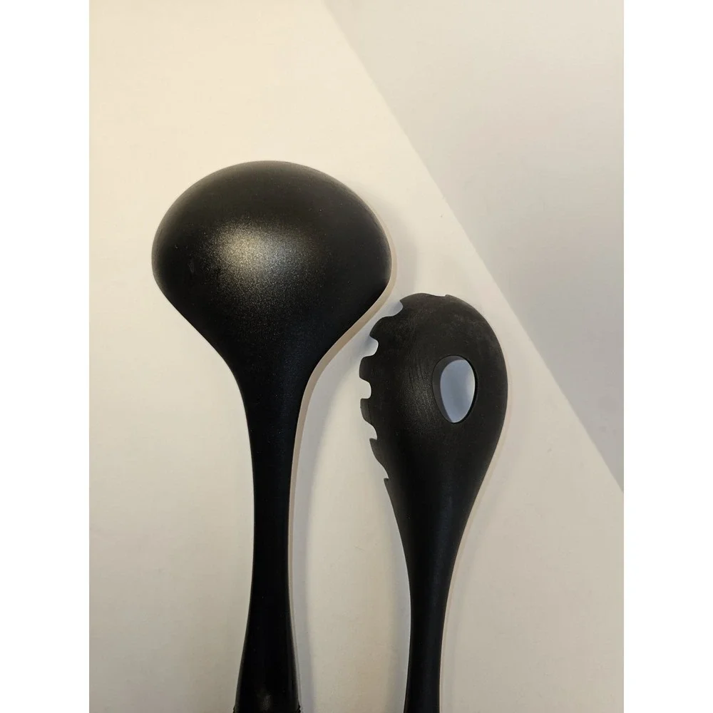 OXO Good Grips  Spaghetti Server And Sauce Or Soup Ladel‎ Black